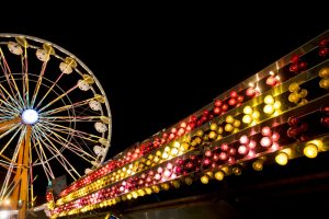 Fall events - State Fair lights and ferris wheel - Holly Springs Builders