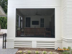 Porch Conversion - screened patio