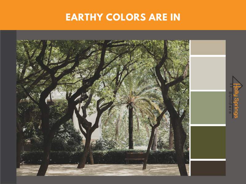 Color Trends - earthly colors are in
