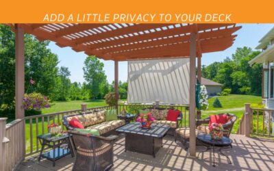 Create A Little Privacy For Your Deck